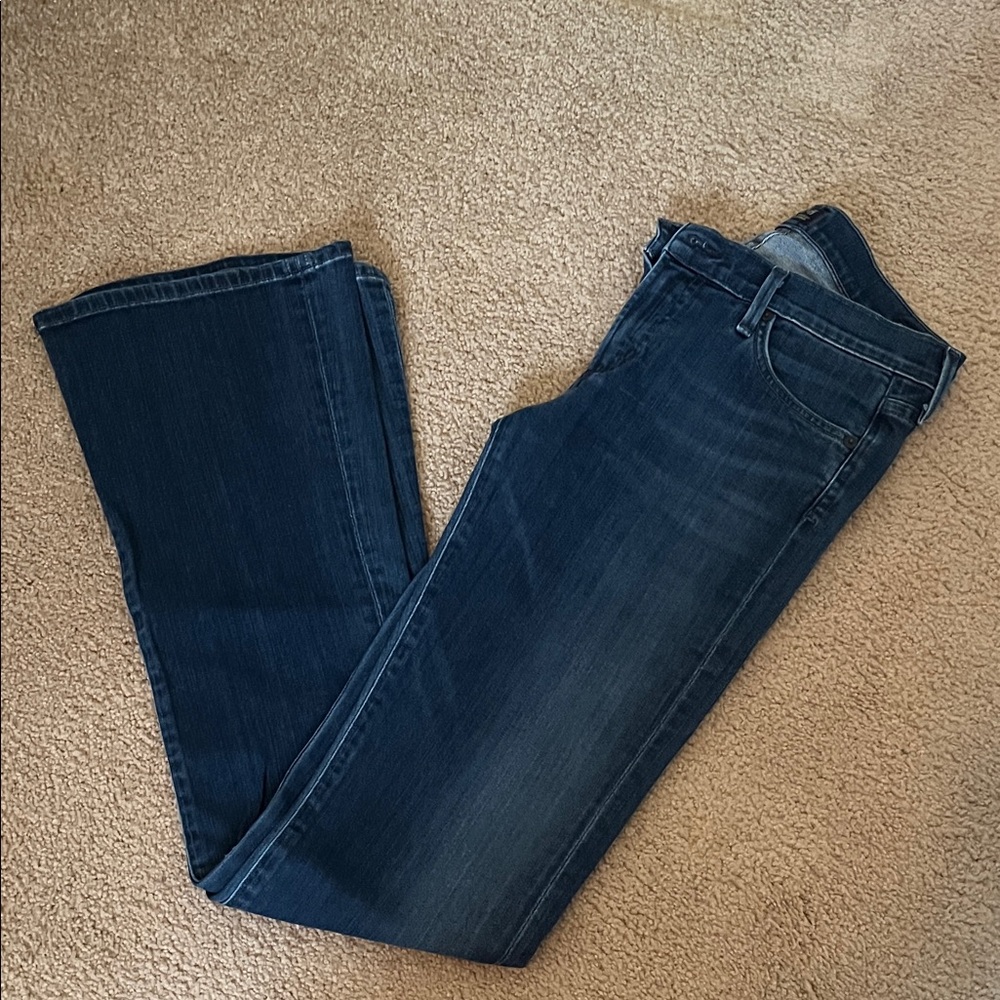 Citizens Of Humanity Indigo Wide Leg Jeans